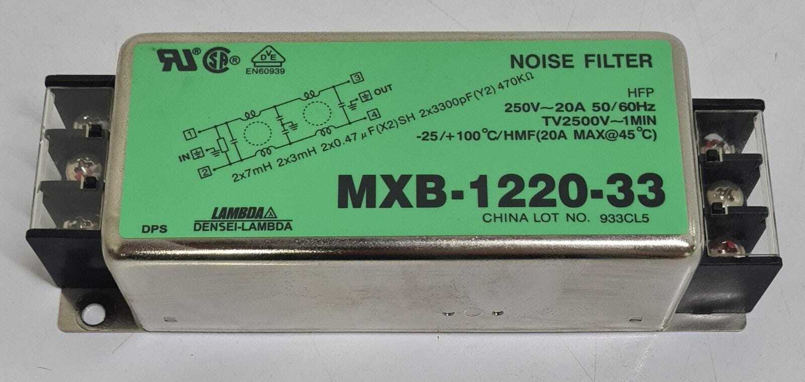 [LOT OF 3] Lambda Densei Noise Filter MXB-1220-33