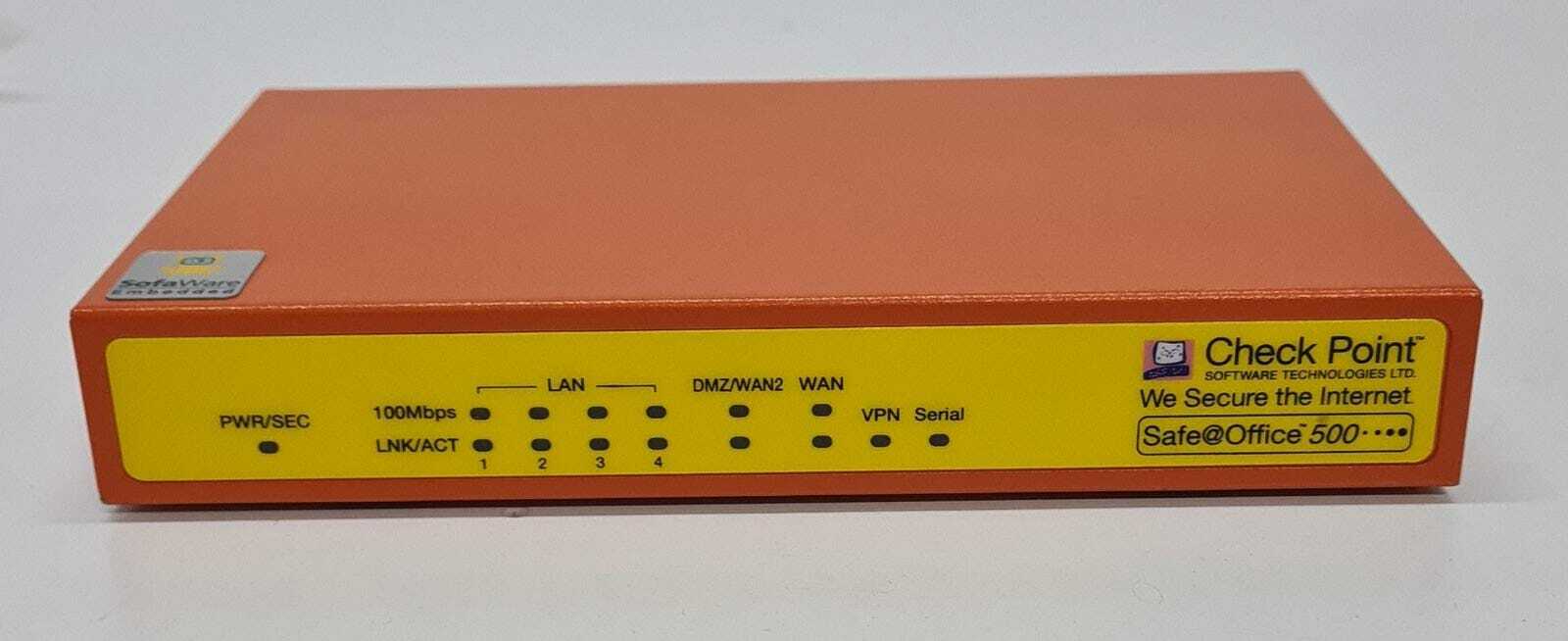 Check Point Safe@Office 500 Series Firewall Router Security SBX-166LHGE-5 VPN