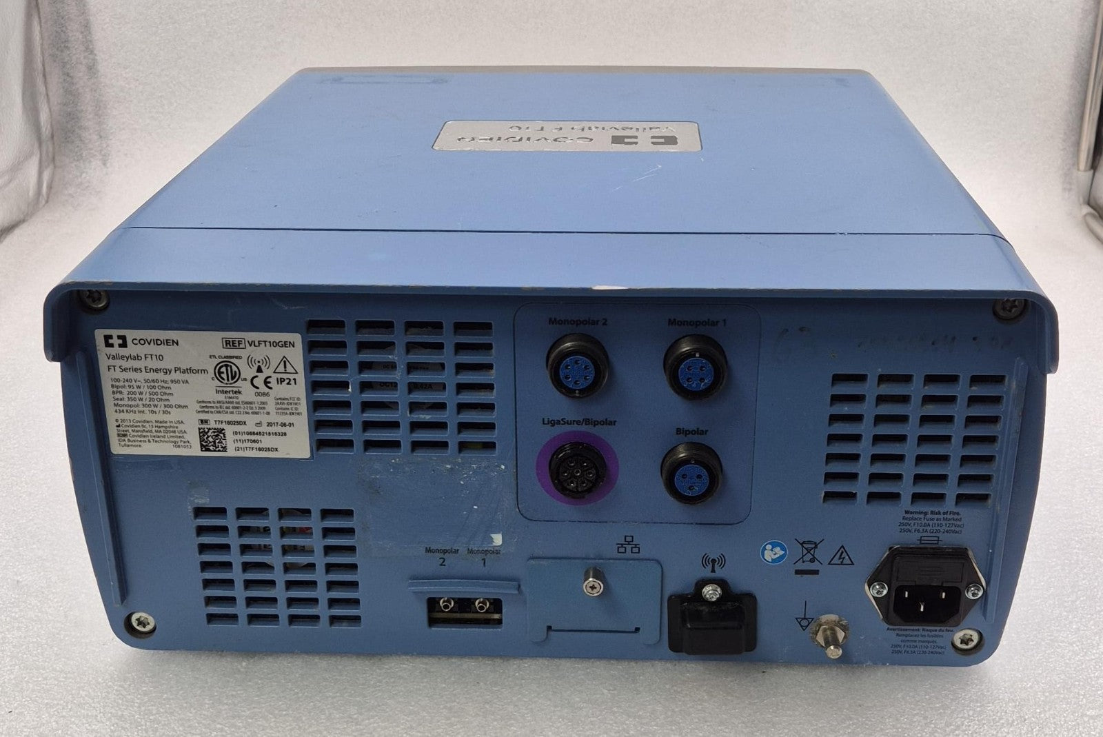 COVIDIEN Valleylab FT10 FT Series Energy Platform VLFT10GEN **AS-IS**