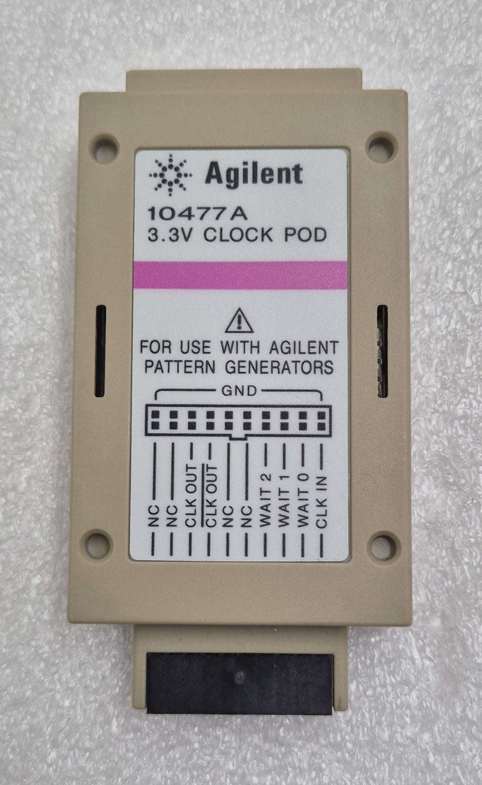 Agilent 10477A 3.3V CLOCK POD Logic Analyzer Pod