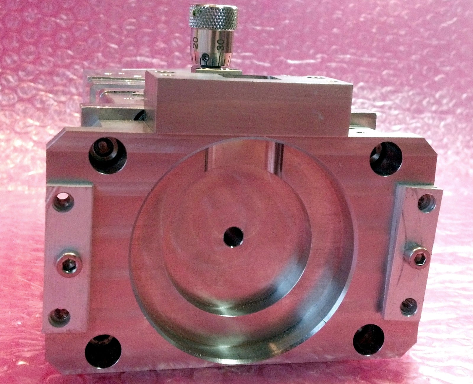 XY Axis High Precision Linear Translation Stage W/ 2 Micrometers &Linear Bearing