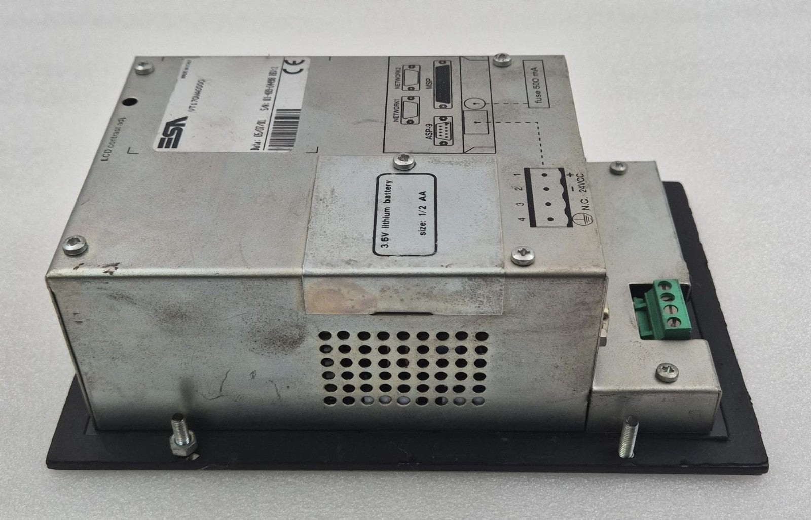 ESA VT170W OPERATOR INTERFACE PANEL VT170WA0000 24V **AS-IS**