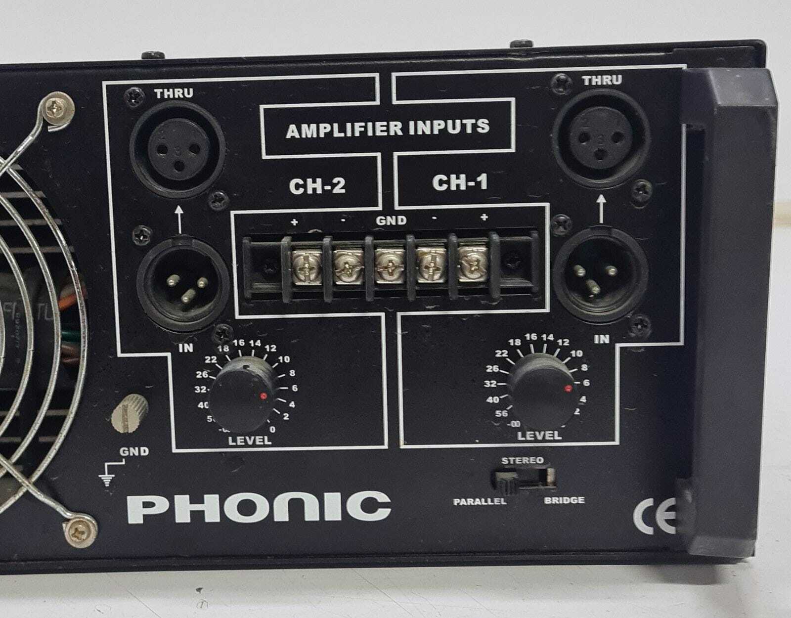 Phonic Icon 700 Professional Amplifier Contactor Power