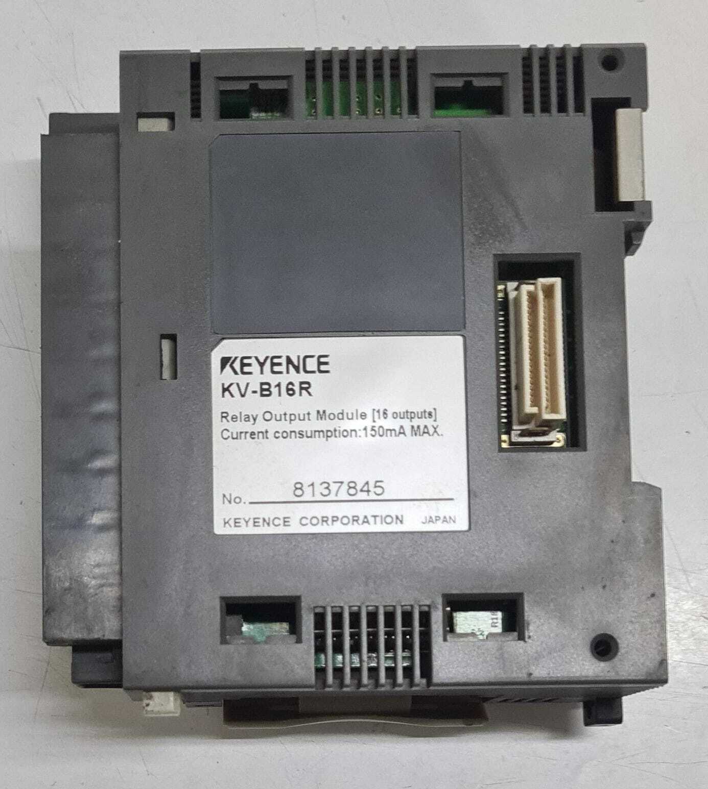 Keyence KV-B16R KV-300 CPU KV-C16X Input KV-L2 Relay Output module - AS IS