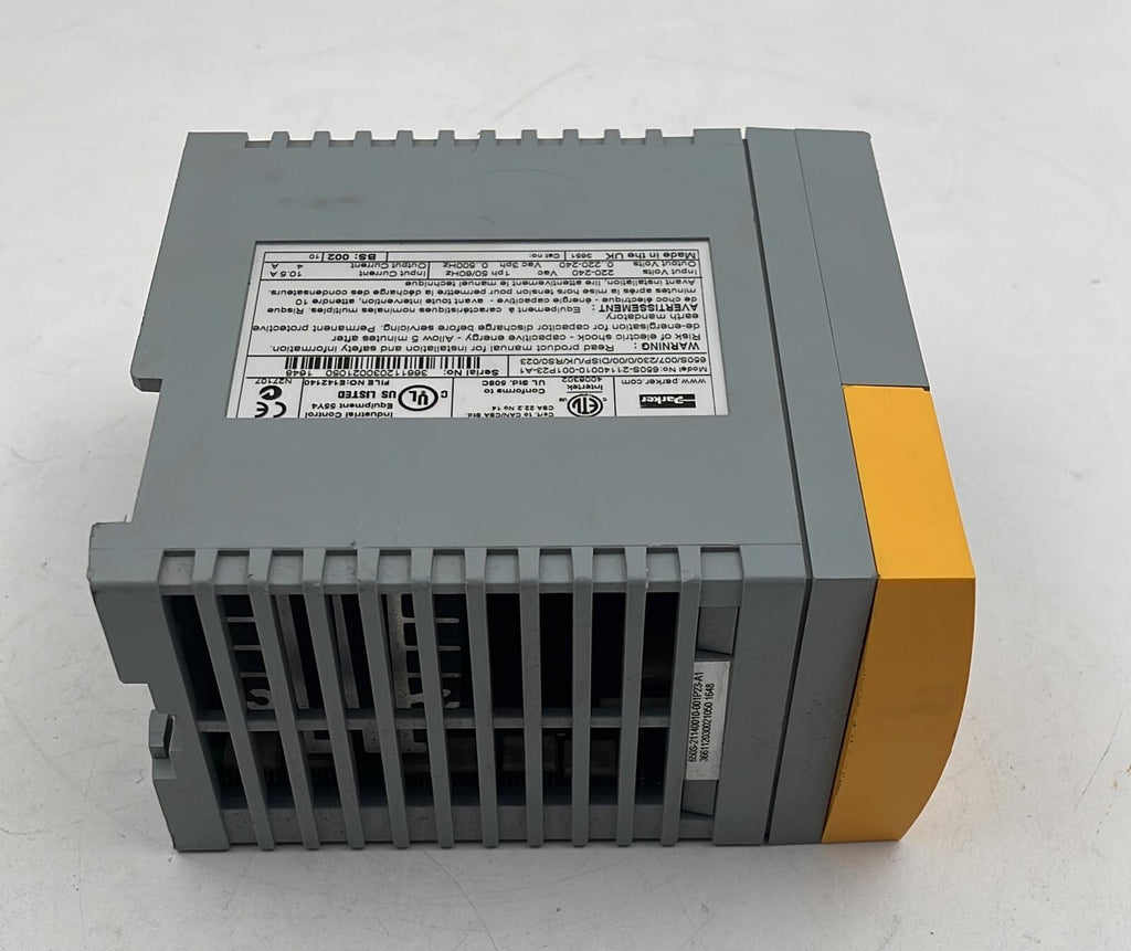 Parker 650 series 650S-21140010-001P23-A1 Servo Control Drive W/ 6511-TTL-00-G