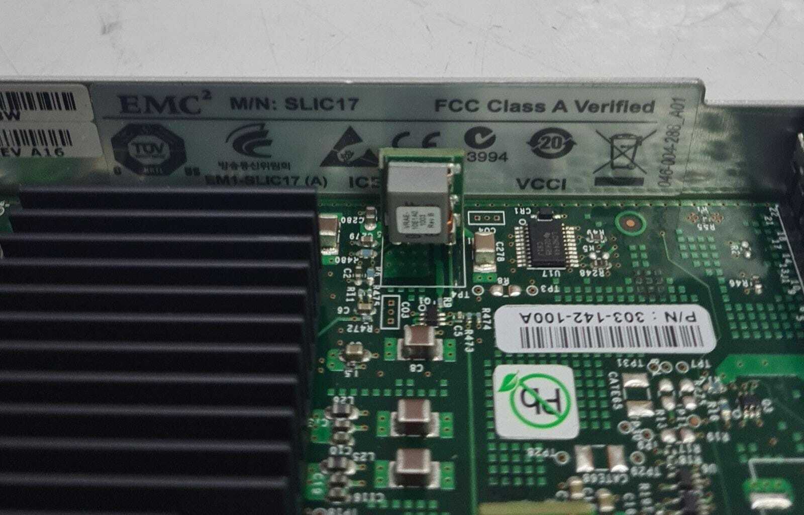 [LOT OF 4] Dell EMC2 SLIC17 10GbE/FCoE 2-Port FC I/O MOD 303-142-100A