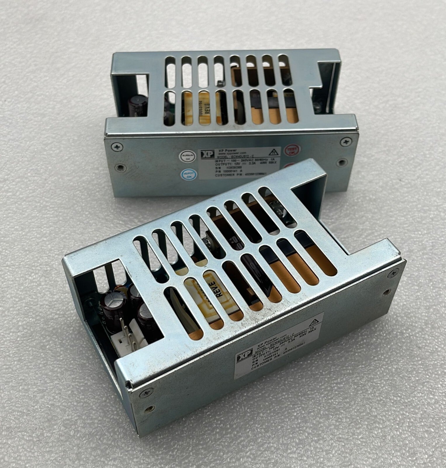 [LOT OF 2] XP Power ECM40US12-C Power supply 10005141 12V 3.3A 40W