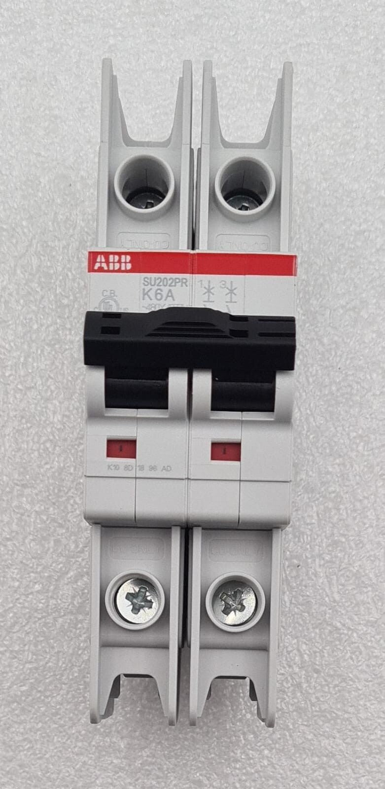 ABB SU202PR-K6A Circuit Breaker 2CDS 272 327 R0377 2X6A