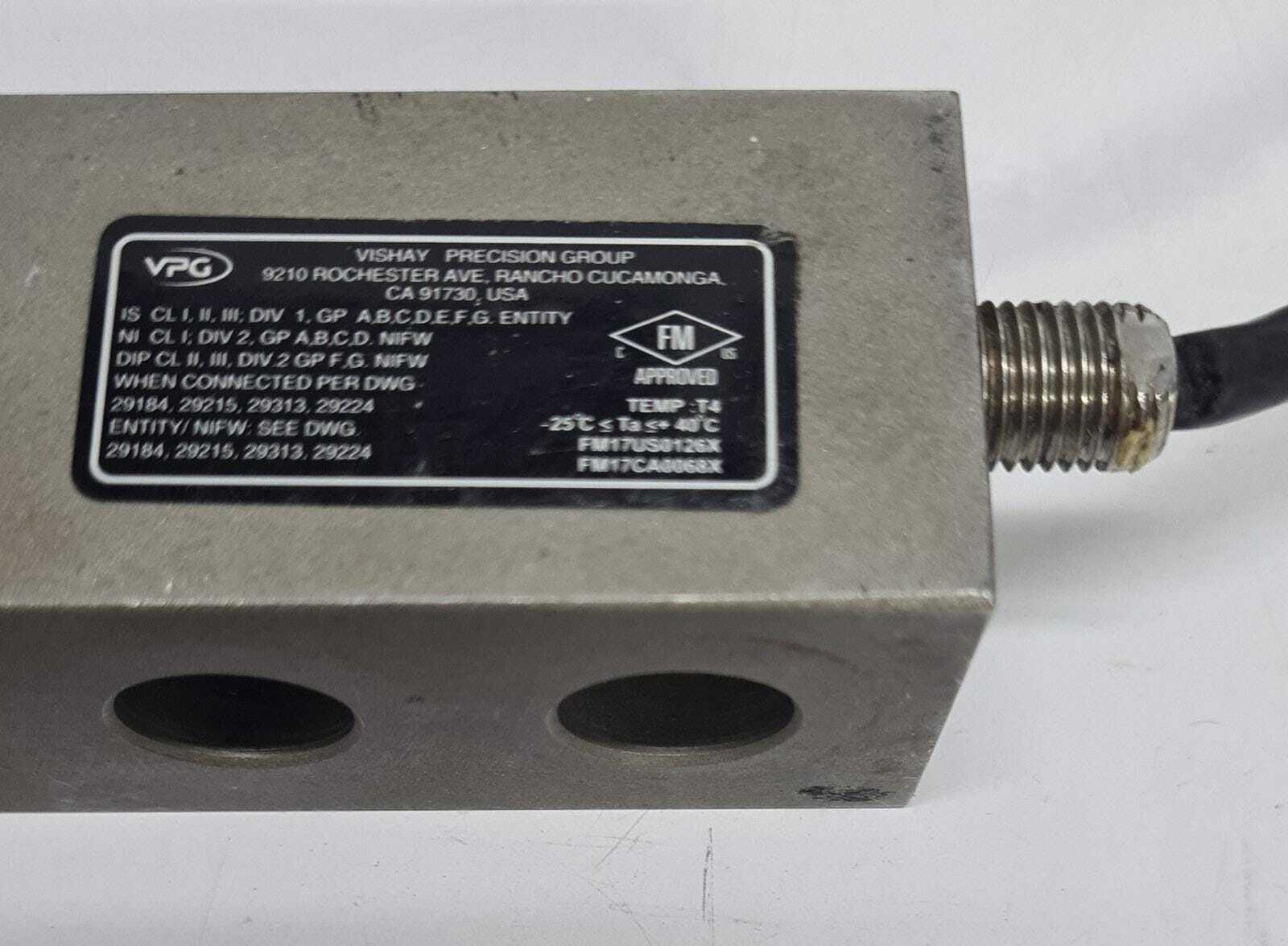 VISHAY Revere Transducers 9123-D3-2.5K-20P1 Beam Load Cell 2.998 mV/V @ 2.5K lb
