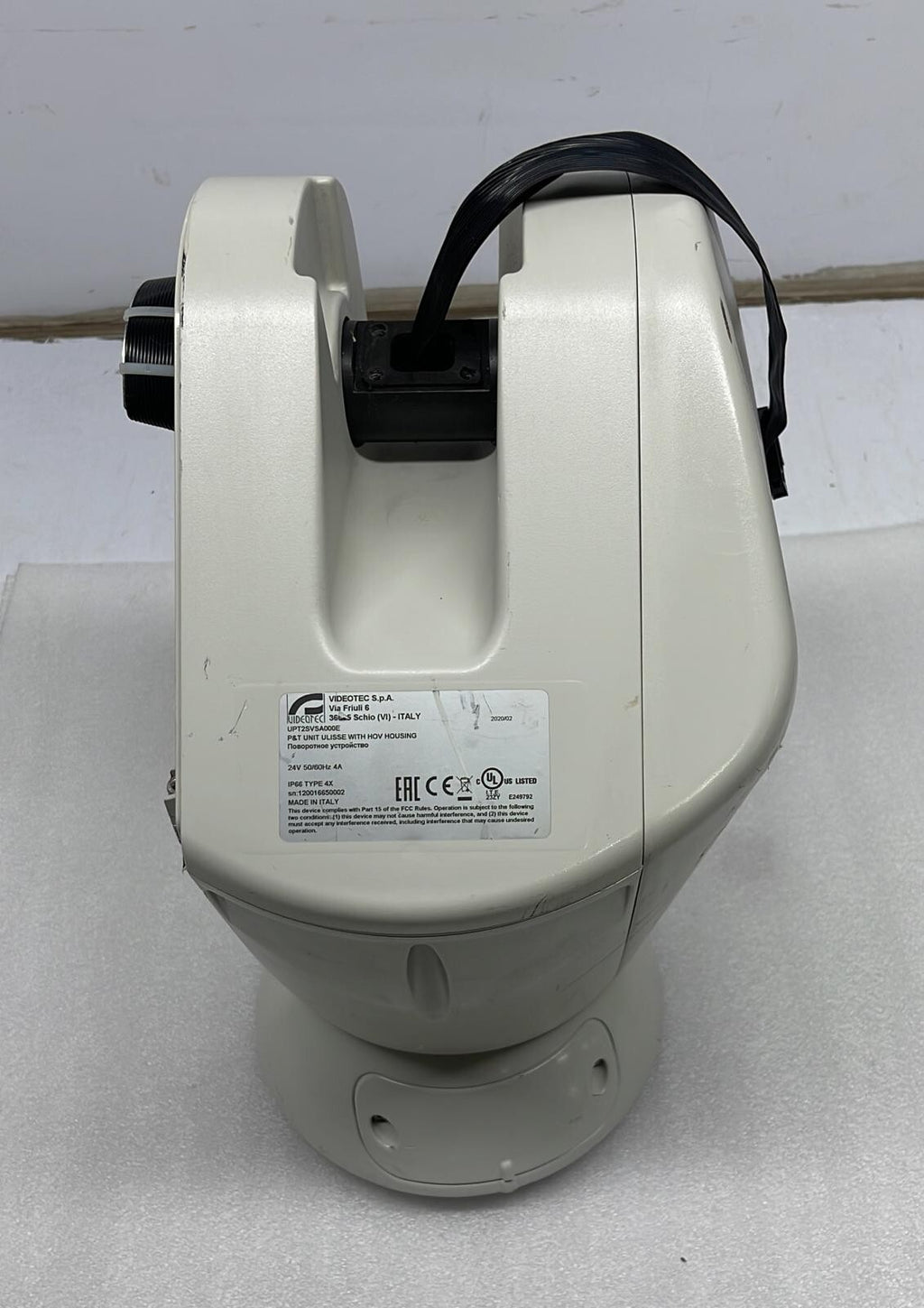 VIDEOTEC Security Camera UPT2SVSA000E P&T Unit type 4x **AS IS