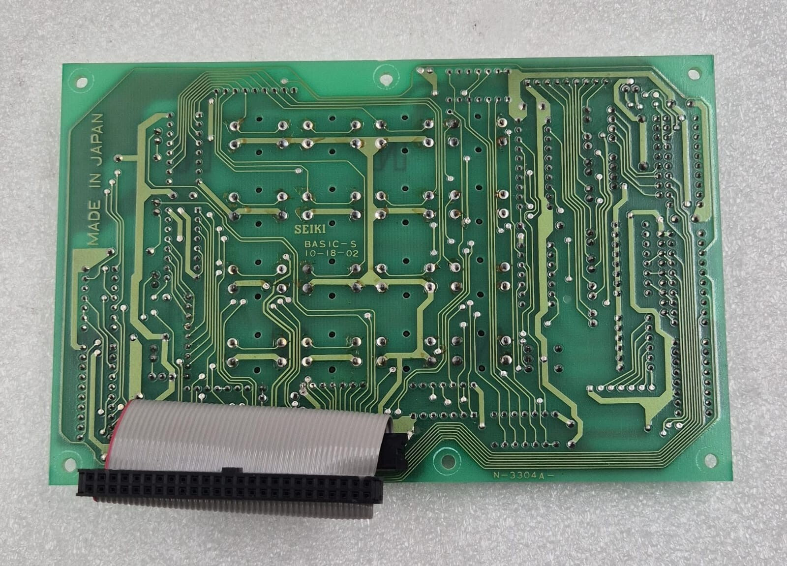 SEIKI BASIC-S 10-18-02 Keyboard Panel Circuit Board for INTELLIGENT MODULE