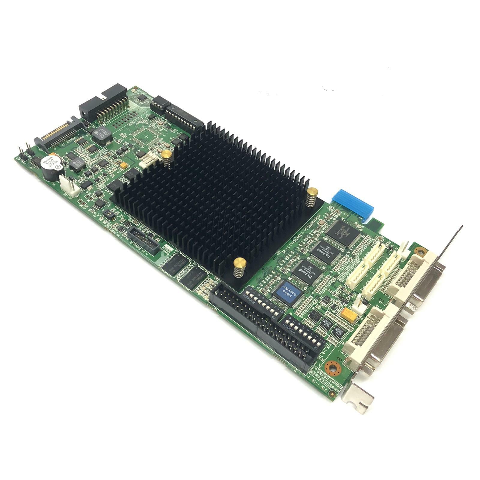 NUUO Video analytics H.264 16CH 480FPS/D1 DVR Real Time Video PciE Card