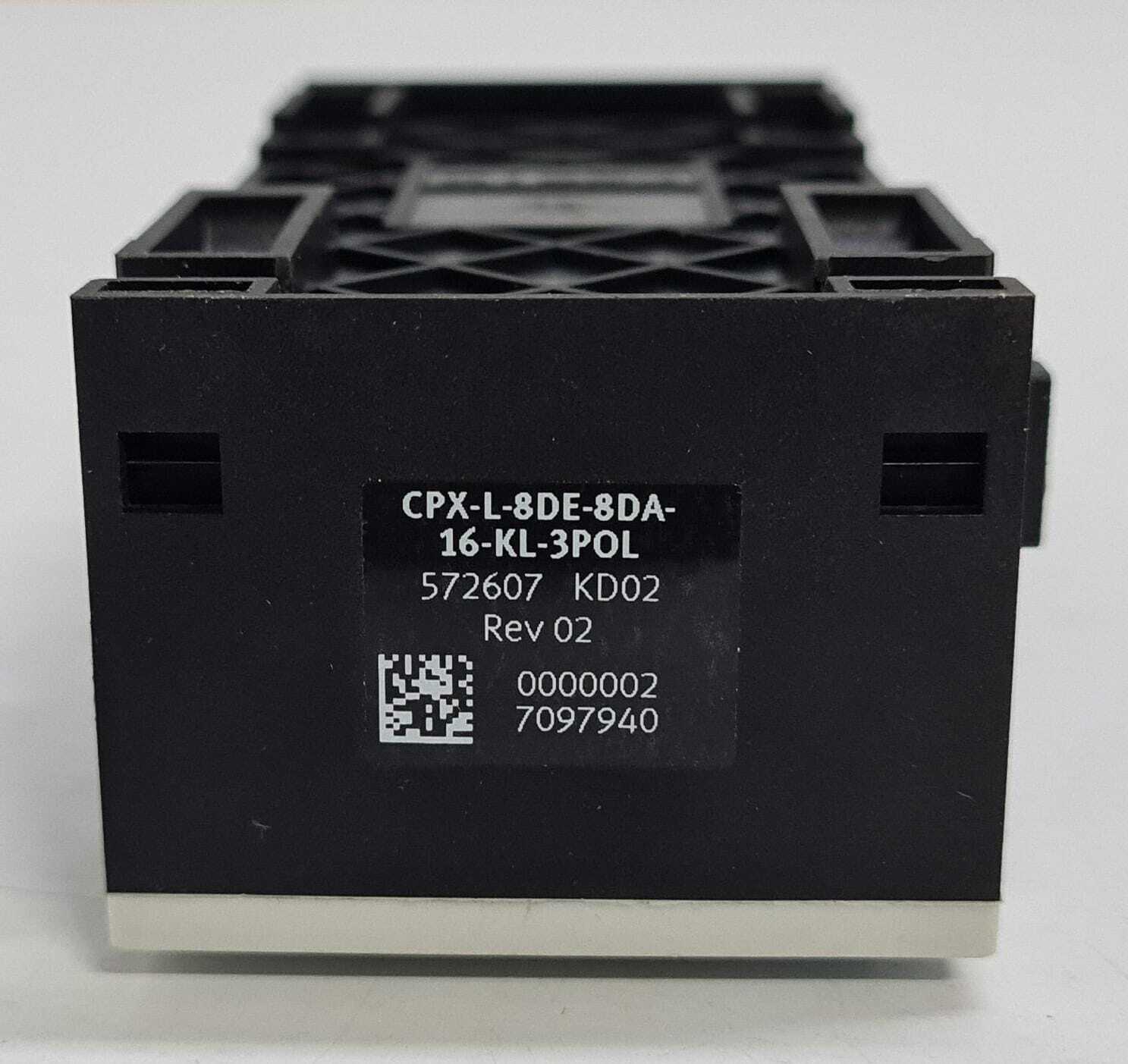 FESTO CPX-L-8DE-8DA-16-KL-3POL 572607 KD02 DIGITAL INPUT CHANNEL MODULE