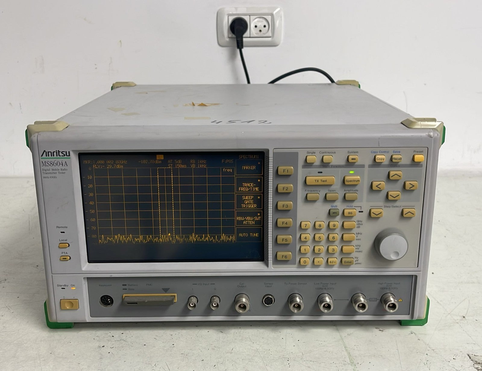 Anritsu MS8604A Digital Mobile Radio Transmitter Tester 100Hz-8.5Ghz