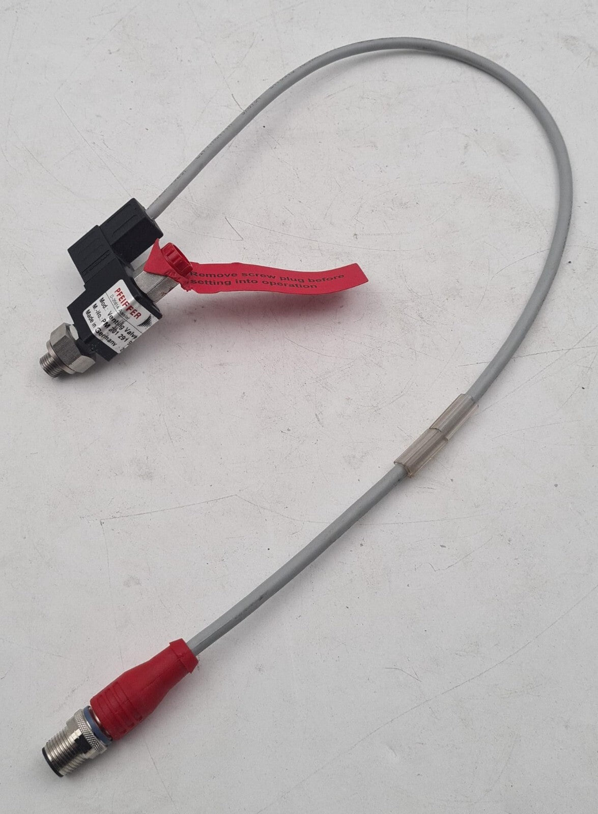 PFEIFFER VACUUM PM Z01 291 B Venting Valve 24V / ESCHA Solenoid