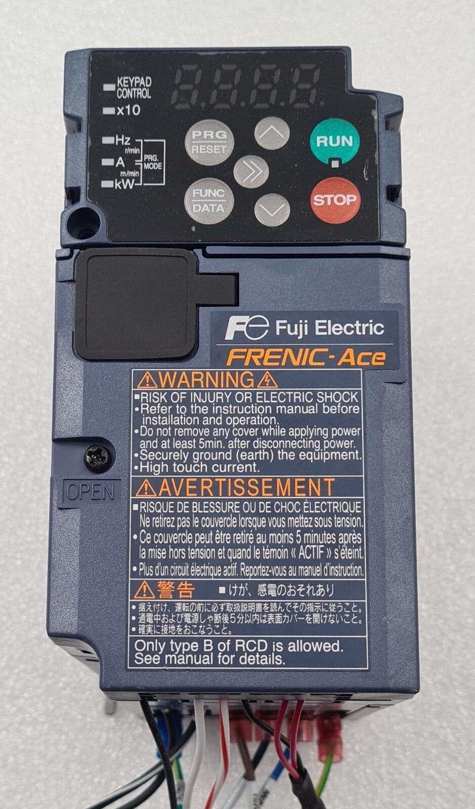 Fuji Electric FE FRENIC-Ace FRN0002E2E-7GA Power Drive For HP Indigo CA554-00740