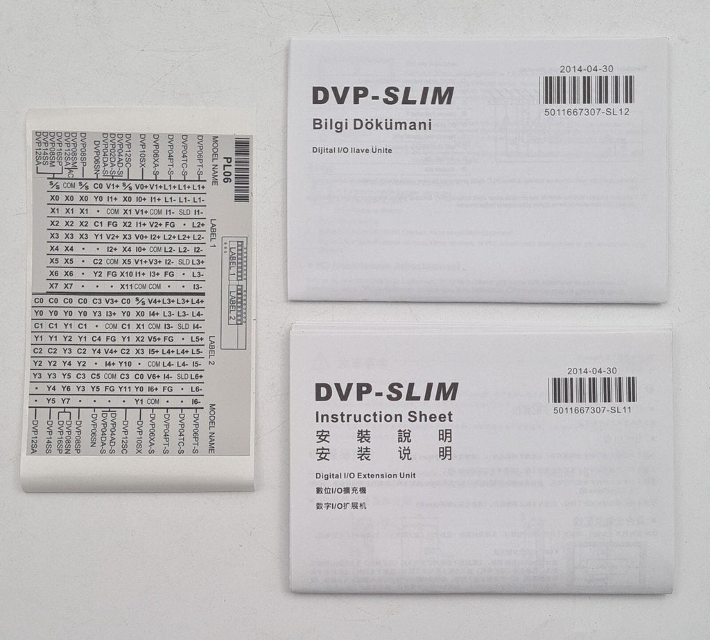 [LOT 3] NEW IN BOX - DELTA DVP16SP11R DVP-SLIM DIGITAL IO MODULE PLC