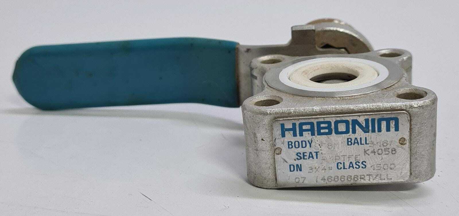 HABONIM Valve CF8M BALL 316 K4058 R PTFE 3/4"