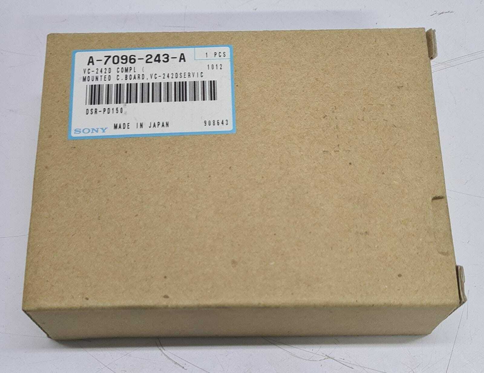 SONY DSR-PD150 A-7096-243-A VC-242D Complete Mounted C. Board 1-678-079-13