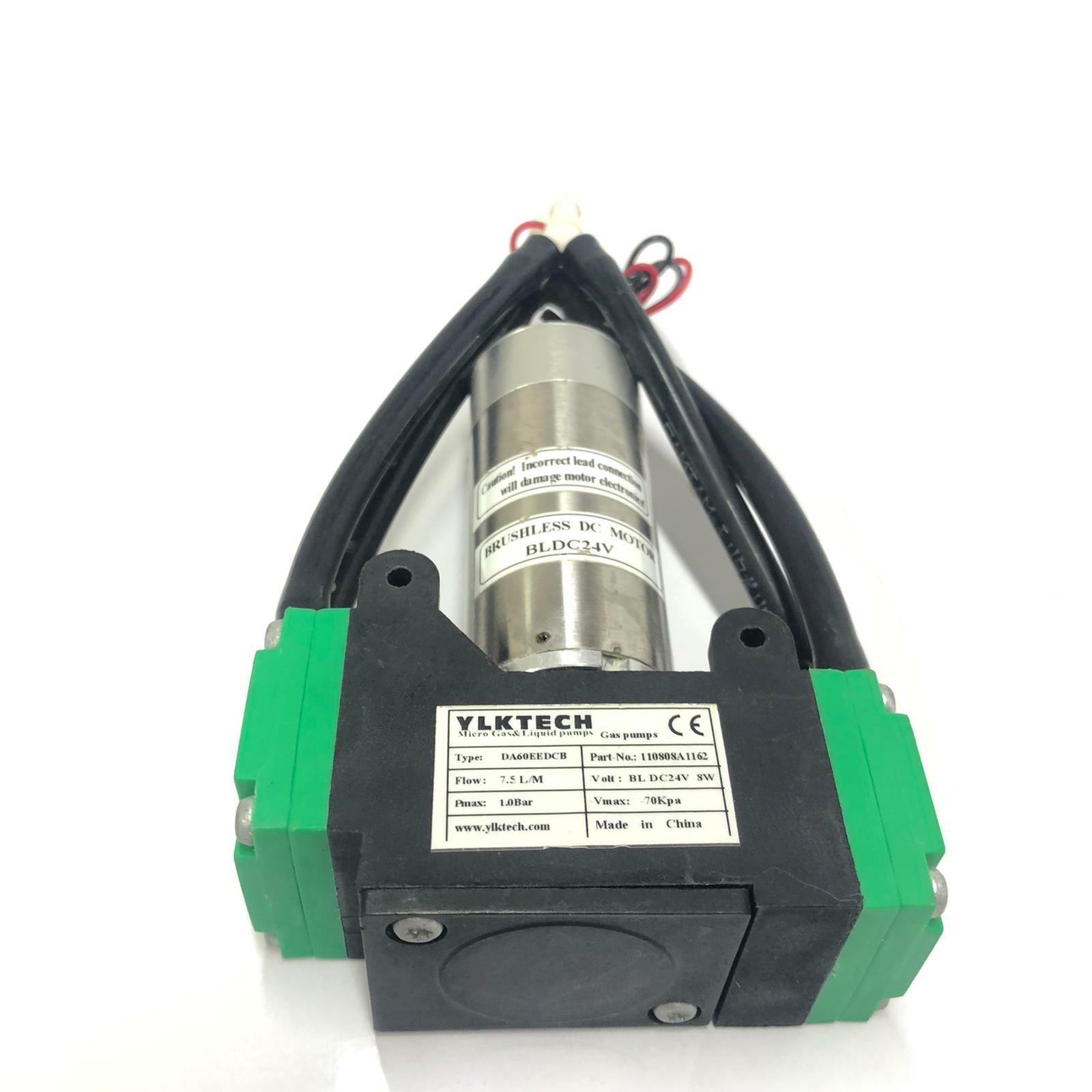 YLKTECH Gas & Liquid Pump 1.2 Bar 8W 24Vdc 70Kpa 7.5 L/m Da60eedcb 110808A1162