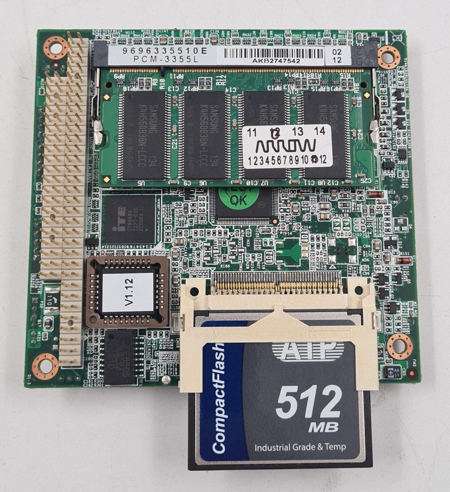 Advantech PCM-3355L Motherboard W/ 512MB Flash