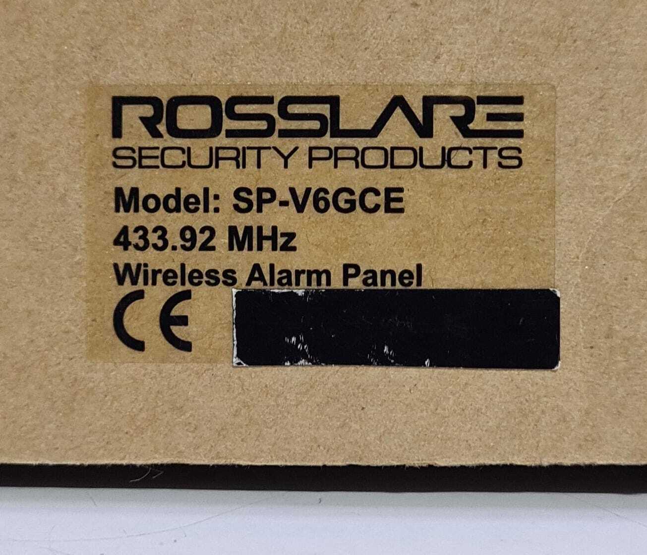 ROSSLARE SECURITY SP-V6GCE 433.92MHz Wireless Alarm Panel HLX-40GE For LK-01