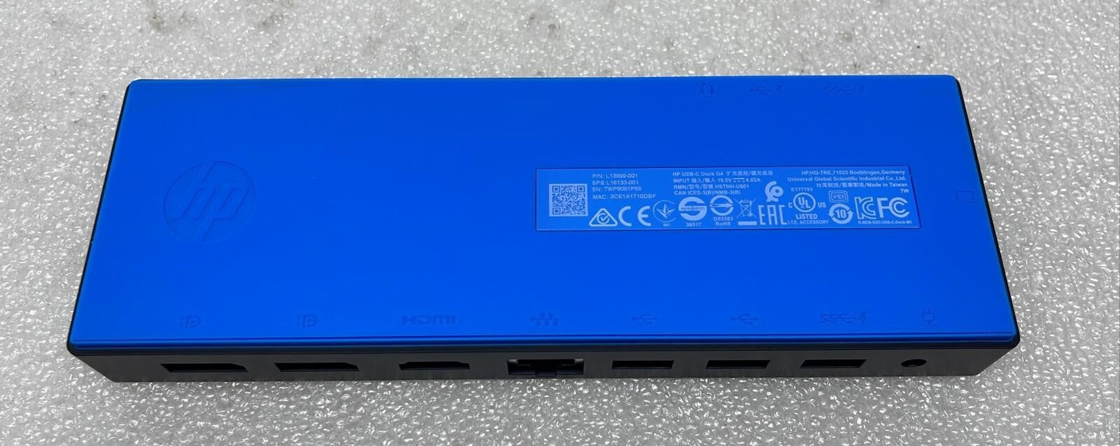 [LOT OF 5] HP L13899-001 USB-C DOCK 4G