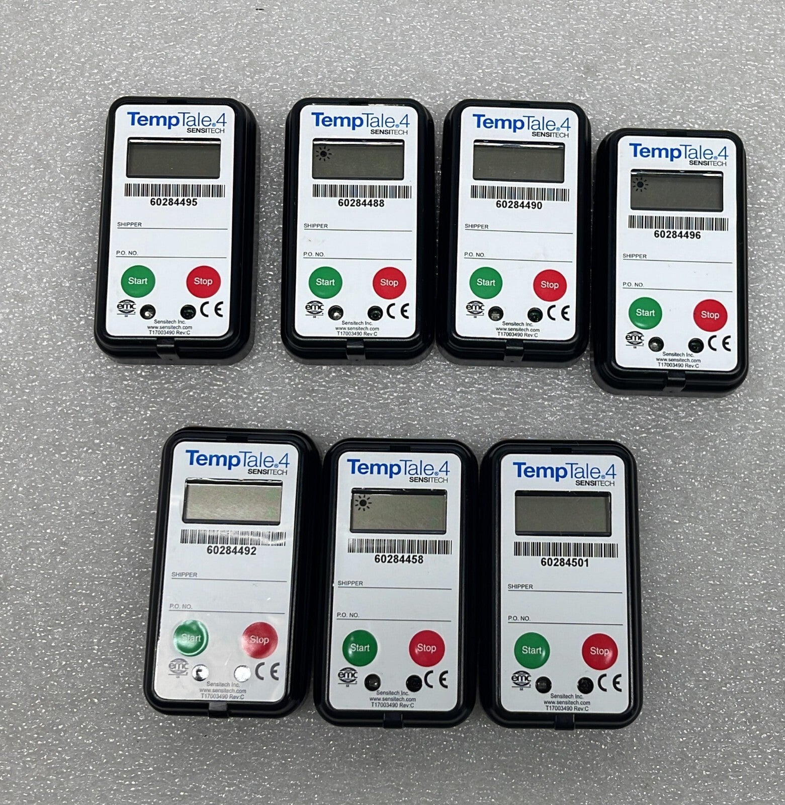 [LOT OF 7]  TEMPTALE 4 SENSITECH MONITOR P/N T17003490 **AS-IS**