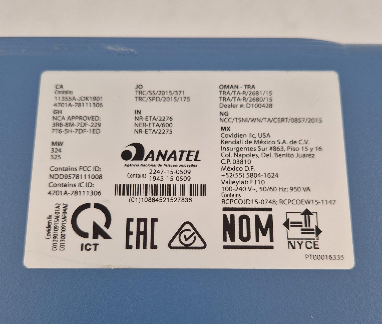 COVIDIEN Valleylab FT10 FT Series Energy Platform VLFT10GEN **AS-IS**