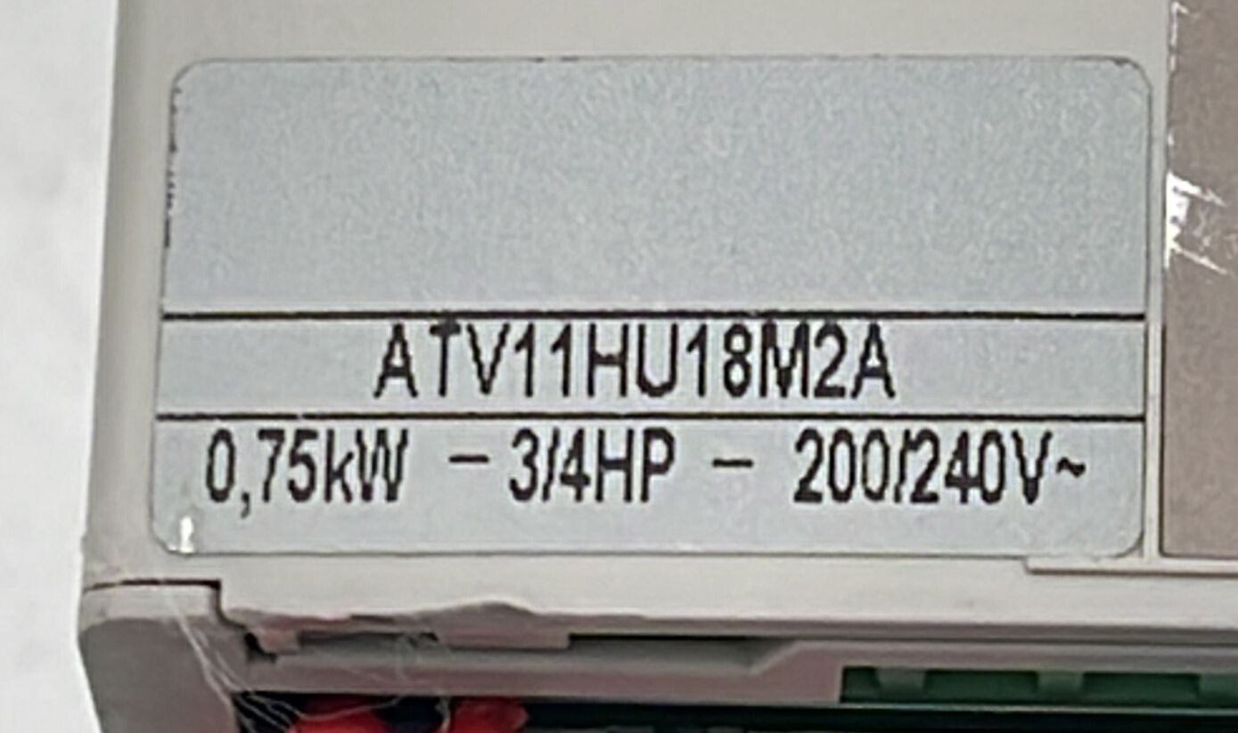 Telemecanique ATV11HU18M2A Inverter Drive 0.75kW 3/4HP