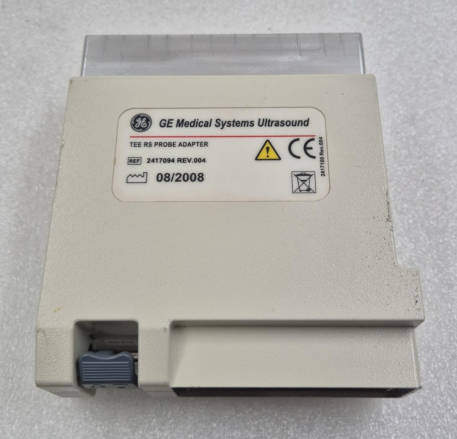 GE Medical 2417094 REV.004 TEE RS Probe Adapter Transducer for Ultrasound