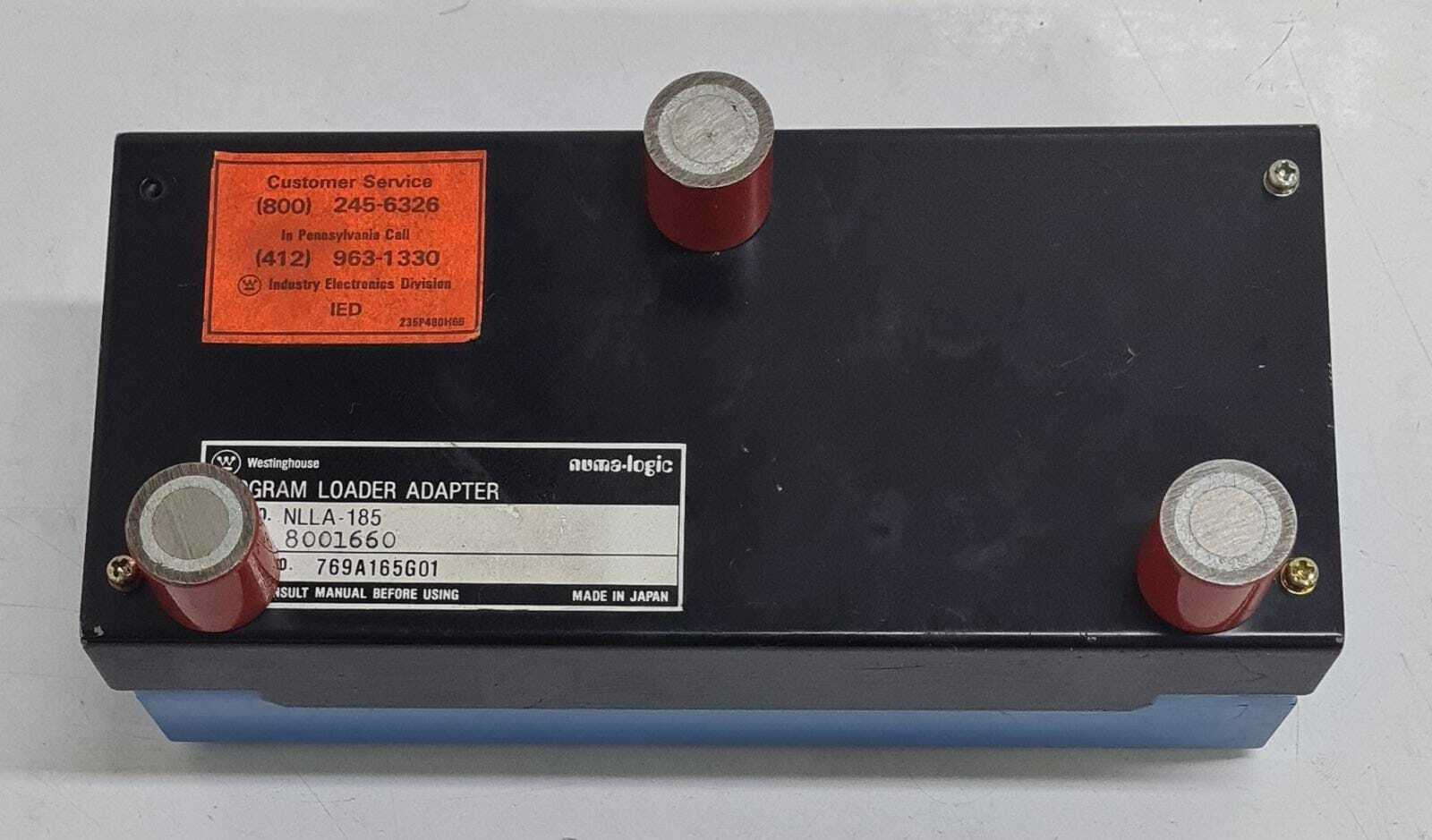 Westinghouse Numa-Logic NLPL-180 Program Loader W/ Base Adapter NLLA-185