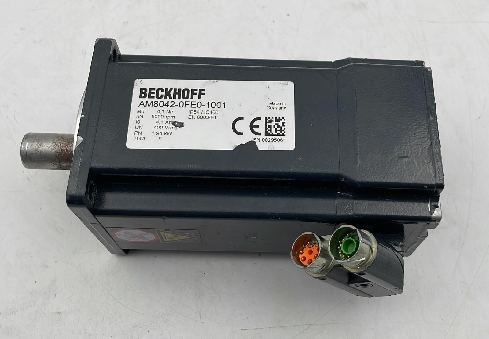 Beckhoff AM8042-0FE0-1001 Servo Motor 5000Rpm