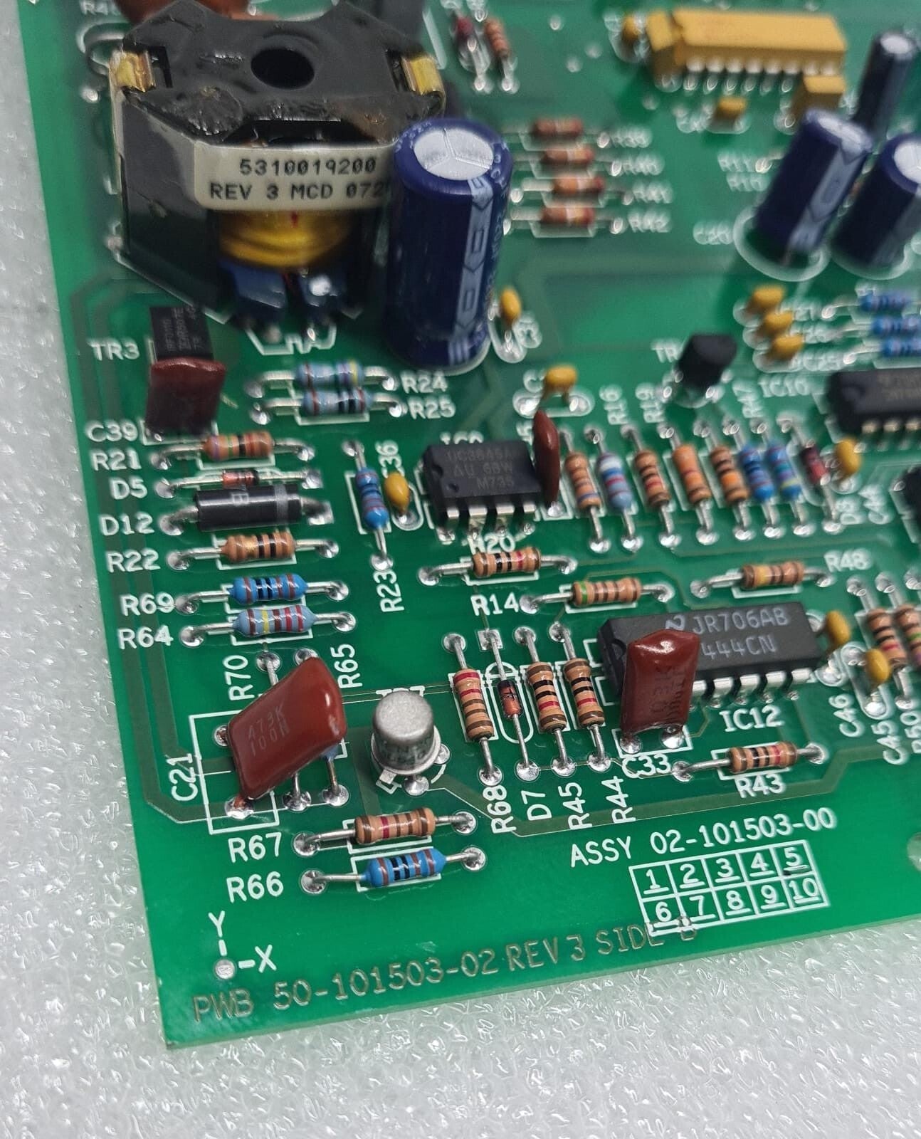 VARIAN 02-101503-00 Photomultiplier Control board for AA280Z Spectrometer