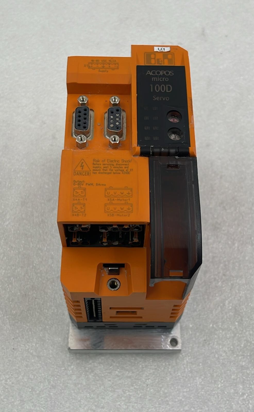 B&R Automation ACOPOS Micro 100D Servo Drive 80VD100PD.C022-01 Rev. H5