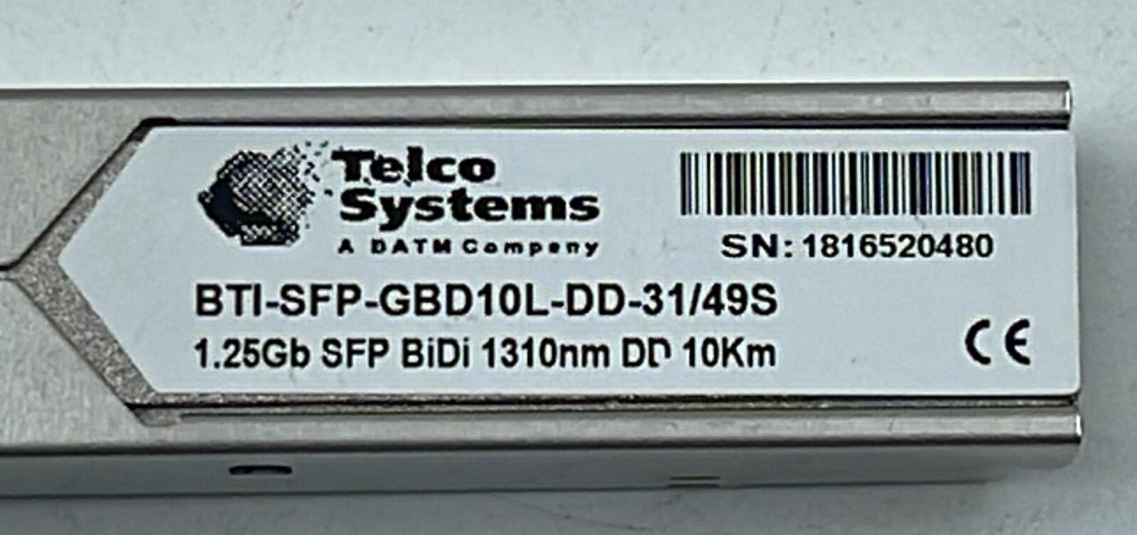 Telco system BTI-SFP-GBD10L-DD-31/49S 1.25Gb SFP BiDi 1310nm DD 10Km