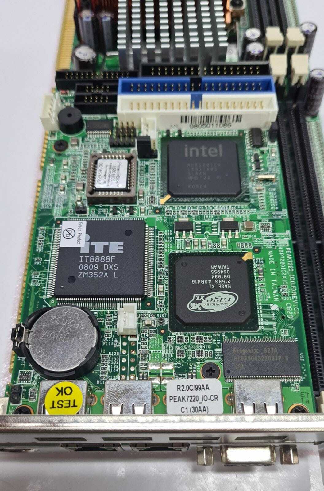 NEW- Nexcom PICMG Single Board Computer PEAK7220VL2G-CR (LF) PEAK7220_IO REV C1