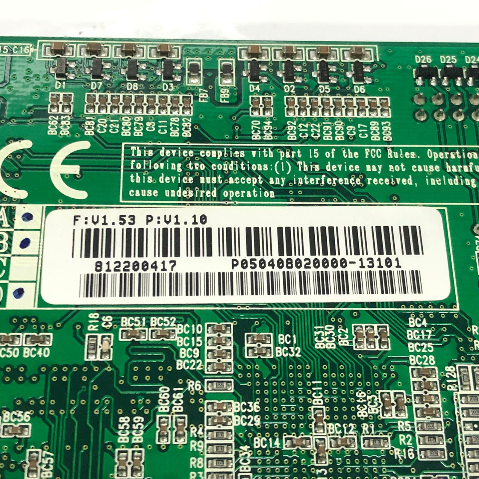 PCI Express 8CH/240FPS D1 MPEG(EX)V1.31 D1 120 Real Time Dsiplay, Raw Data