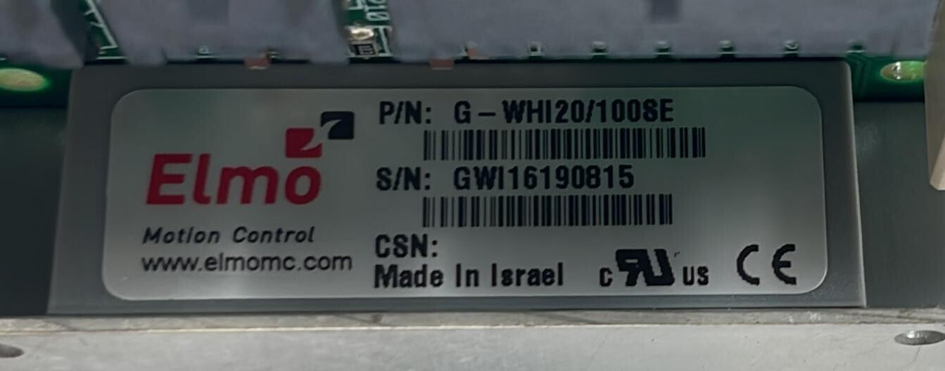Elmo Motion Control G-WHI20/100SE Driver Adaptor W/ Motorika PCB00007