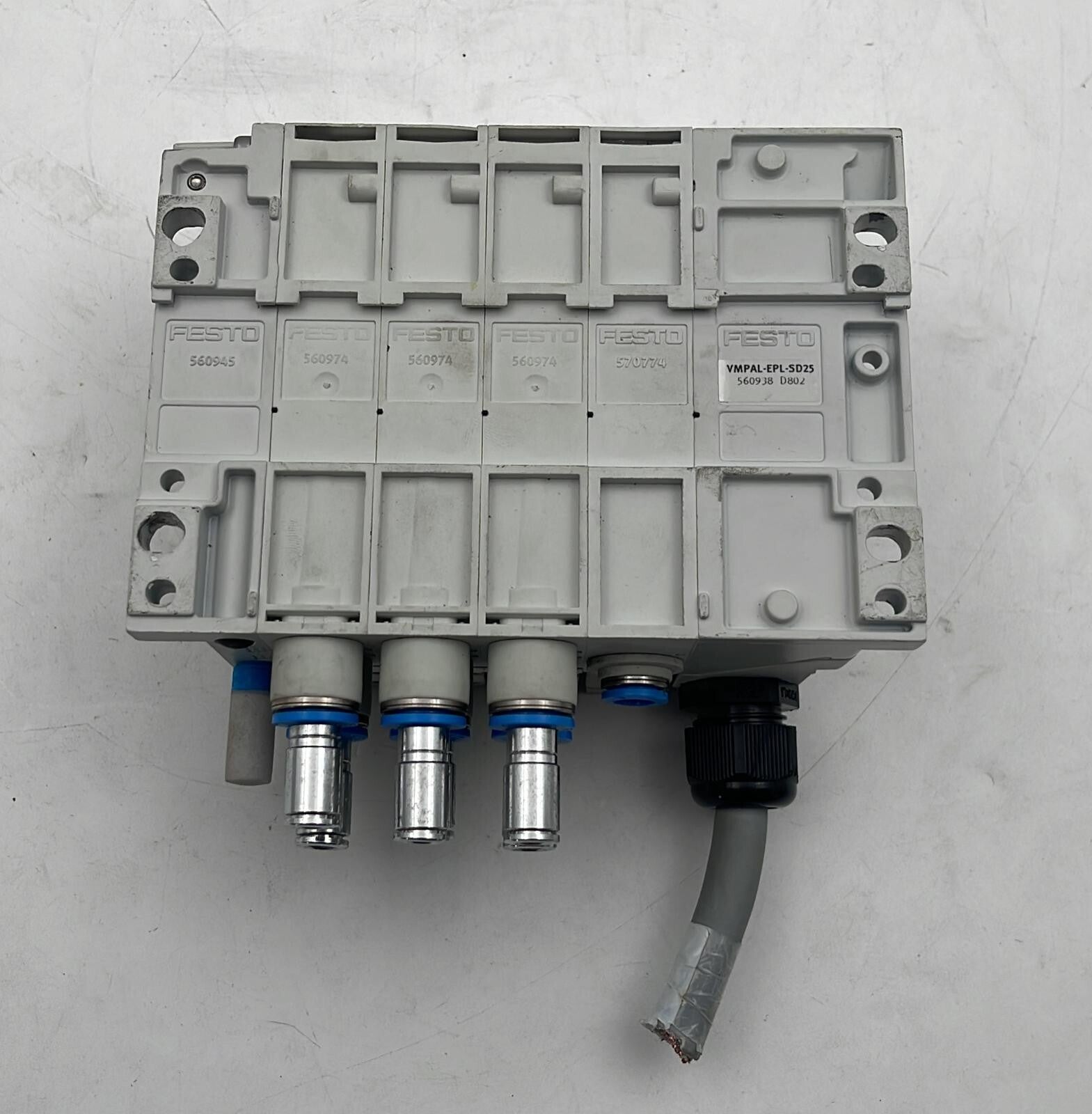 FESTO VMPAL-KM-V-SD25-IP67-2,5 Solenoid Valva W/ 8022035 / 8022034 / MPAL-VI