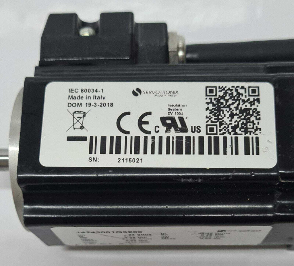 Servotronix Servo Motor 14243001Q3200