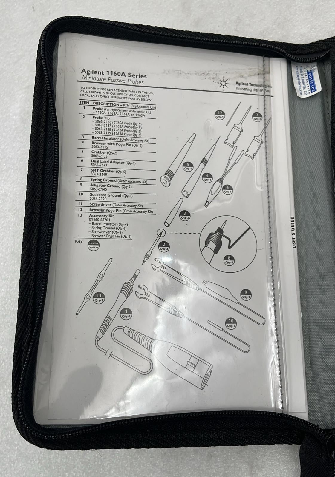 [Lot 3] Agilent 1160 Series (1161A) Miniature Passive Probe