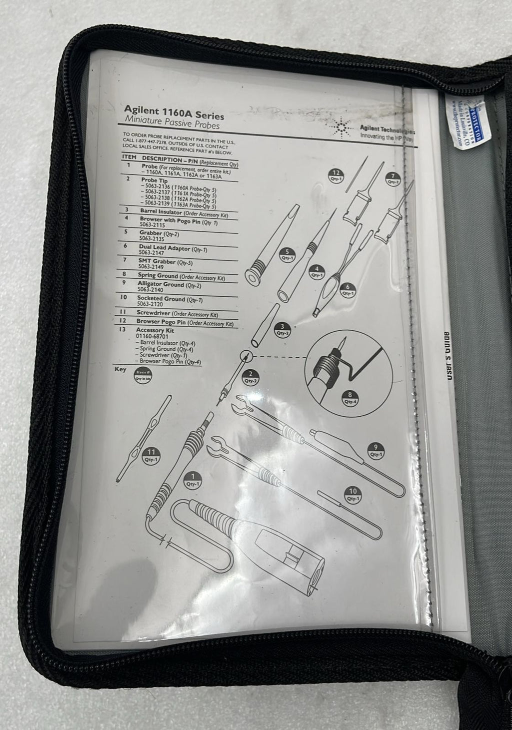 [Lot 3] Agilent 1160 Series (1161A) Miniature Passive Probe