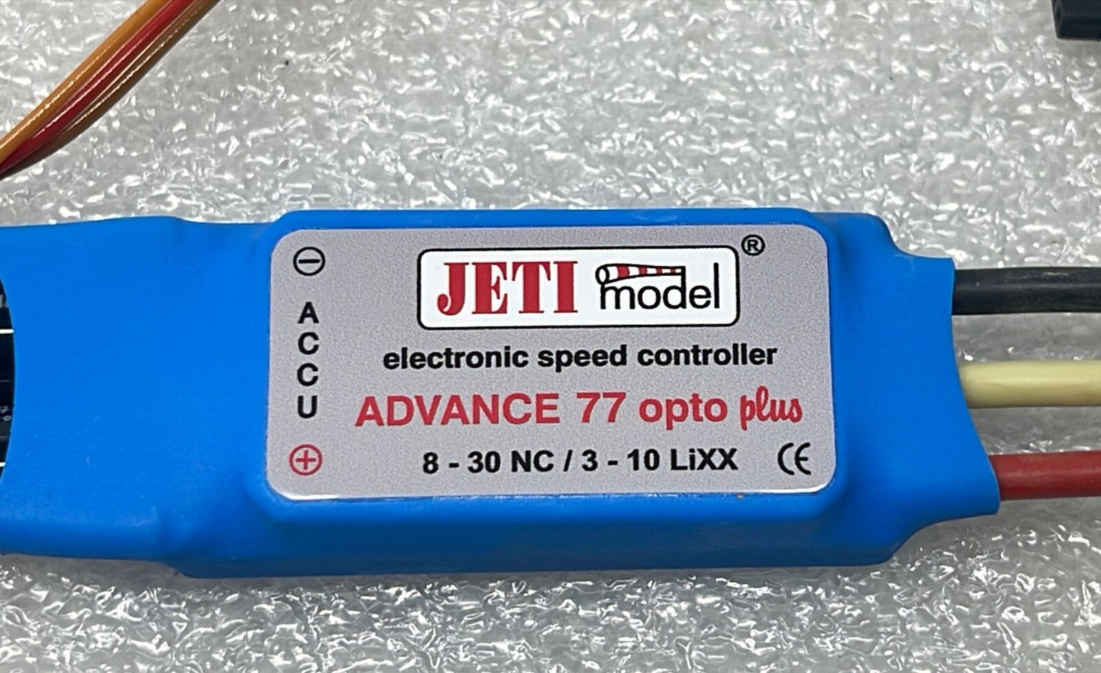 JETI MODEL ELECTRONIC SPEED CONTROLLER ADVANCE 77 OPTO PLUS