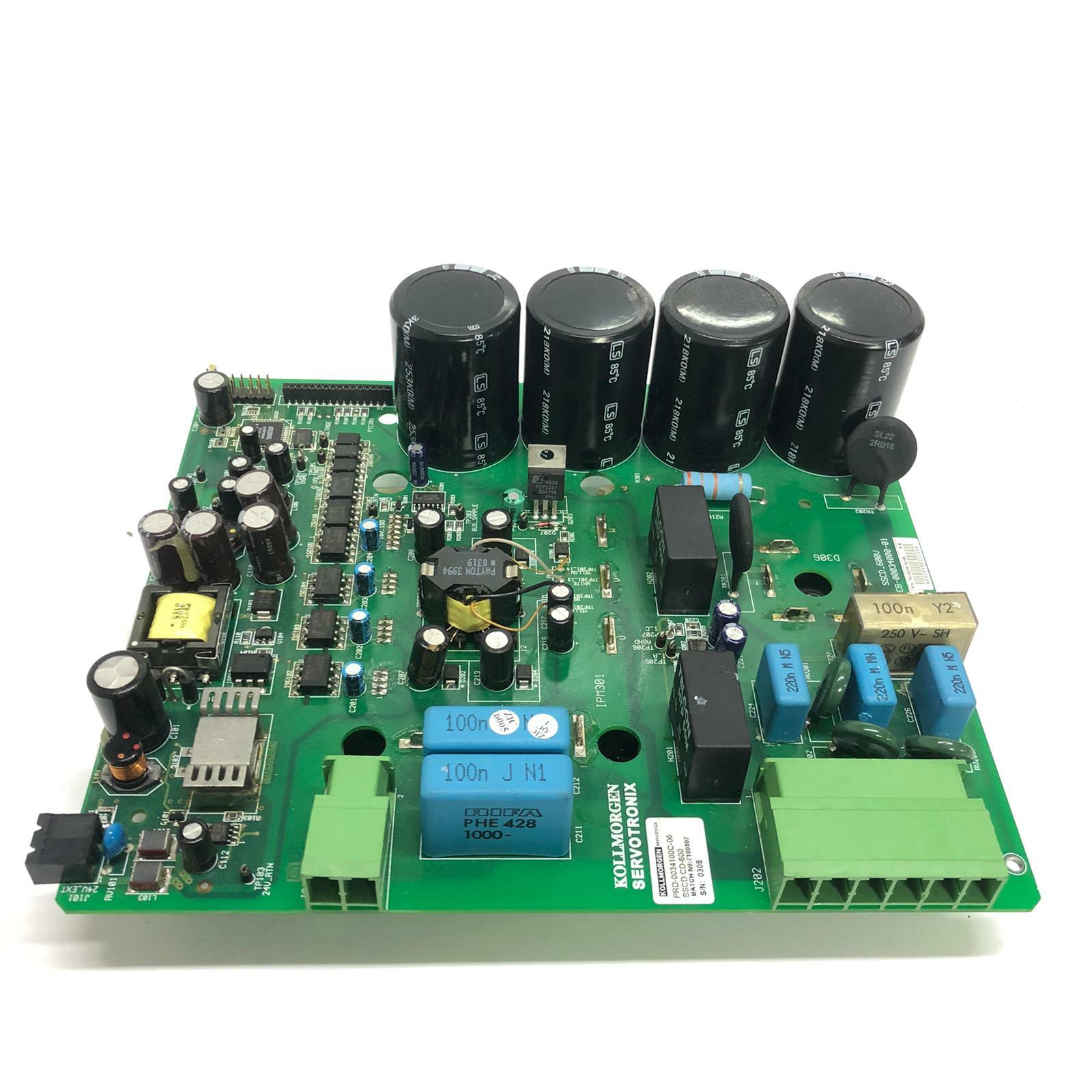 Kollmorgen Servotronix SSCD CD 600 Power PRD-0034100C-06 7SV-0034100-06 Rev B