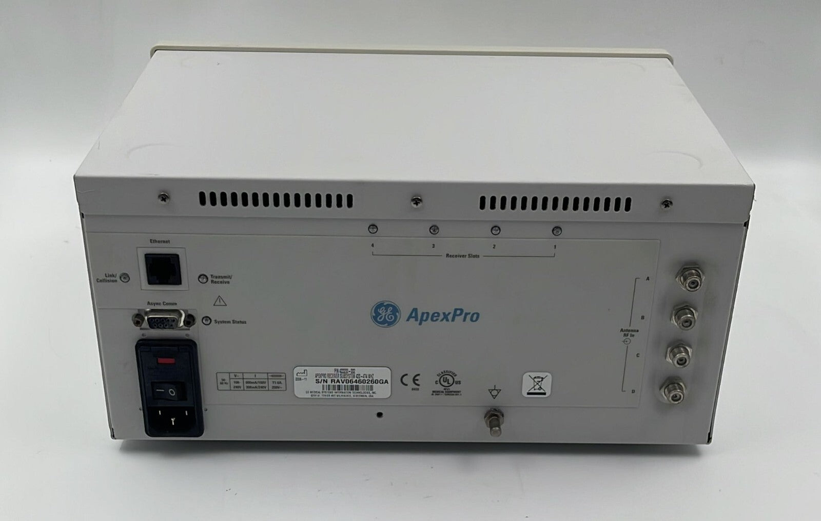 APEXPRO RECEIVER SUBSYSTEM 420-474Mhz GE Medical Systems 422200-002