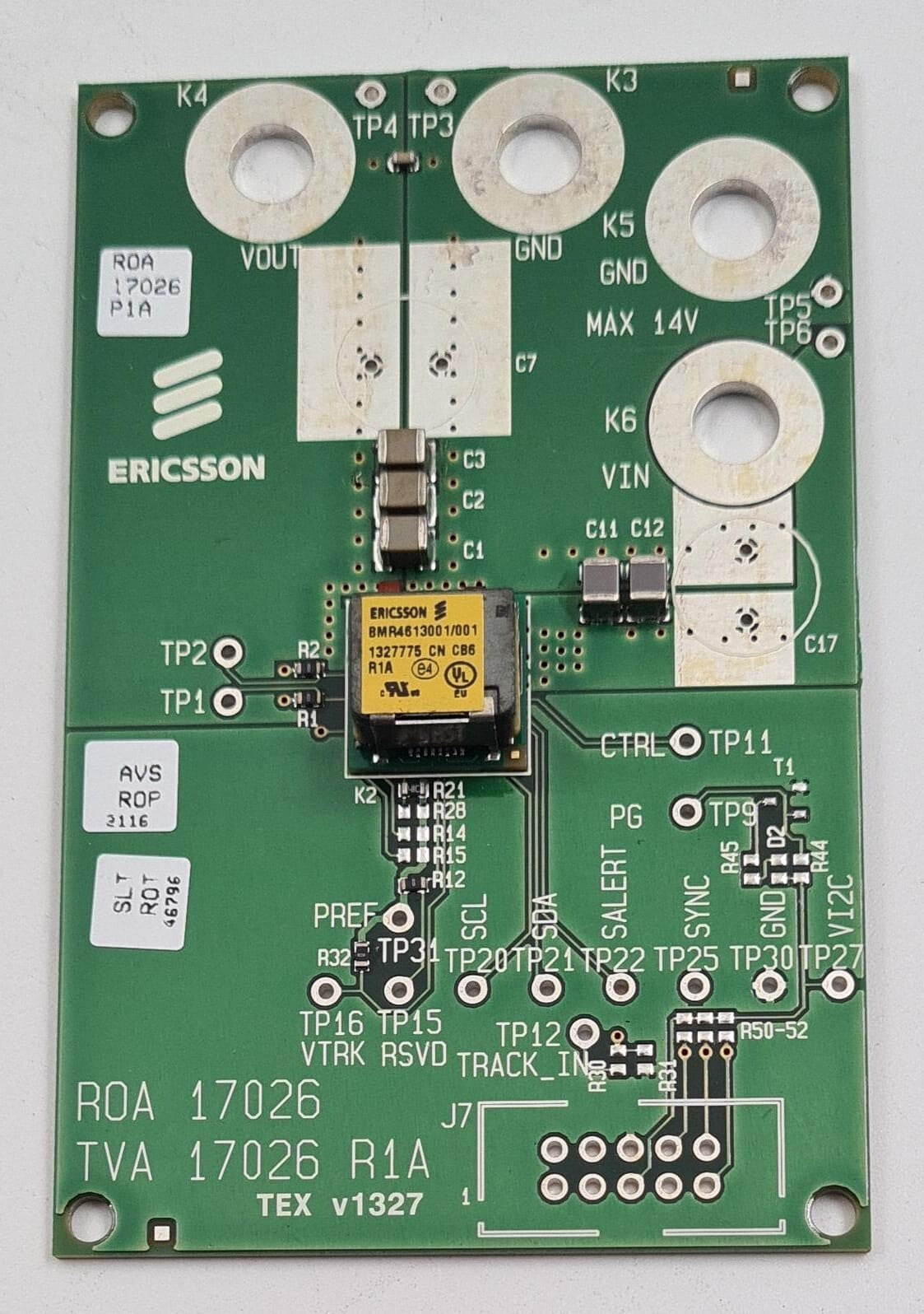NEW - ERICSSON Outputs Evaluation Board ROA17026 TVA17026 R1A