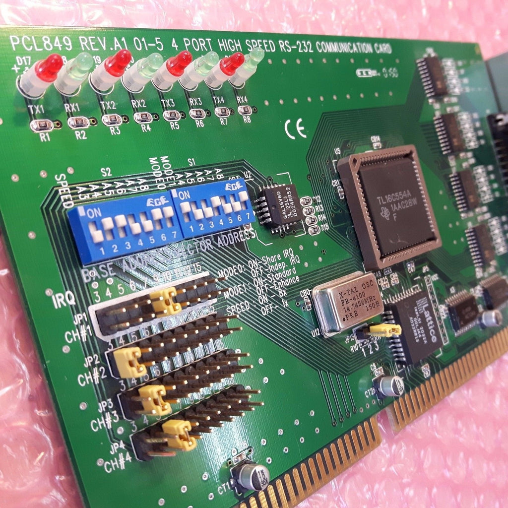 Advantech PCL849 Rev A1 01-5 4-Port High Speed RS-232 Communication Card