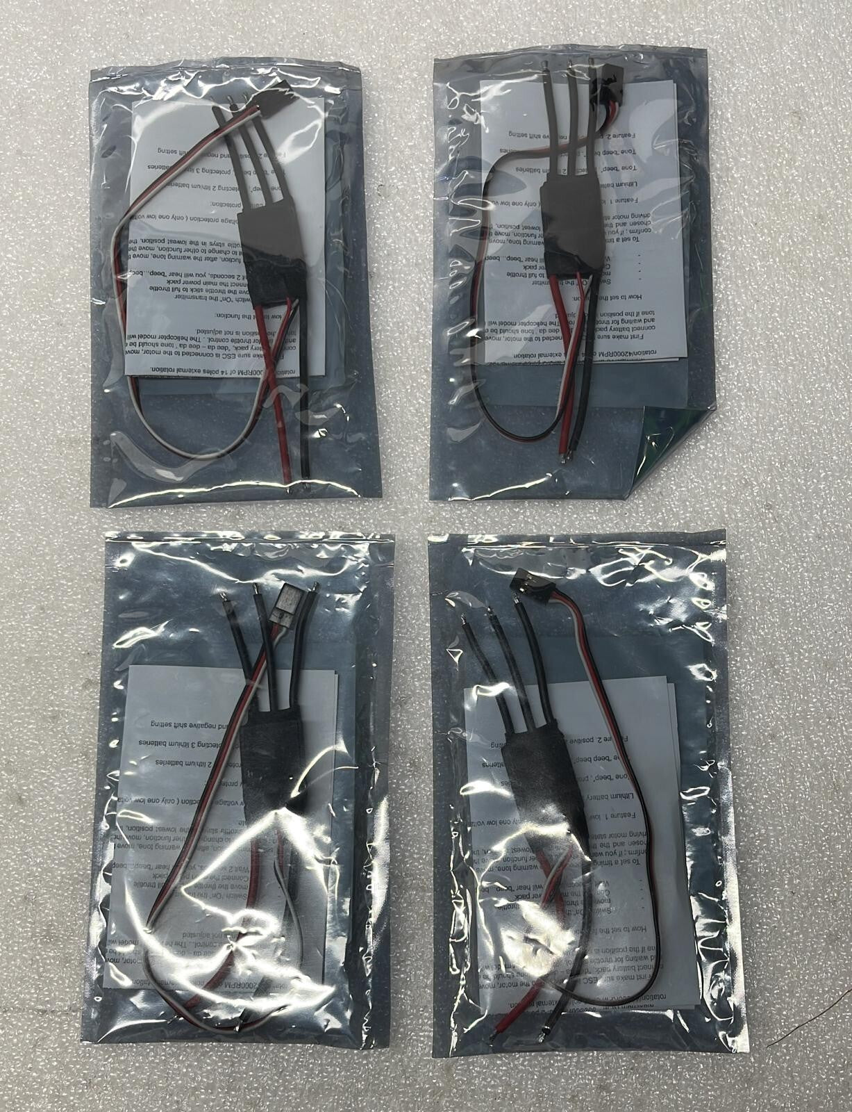 [LOT OF 4] CONTROLER E-POWER 10A DRONE MOTOR CONTROLLER