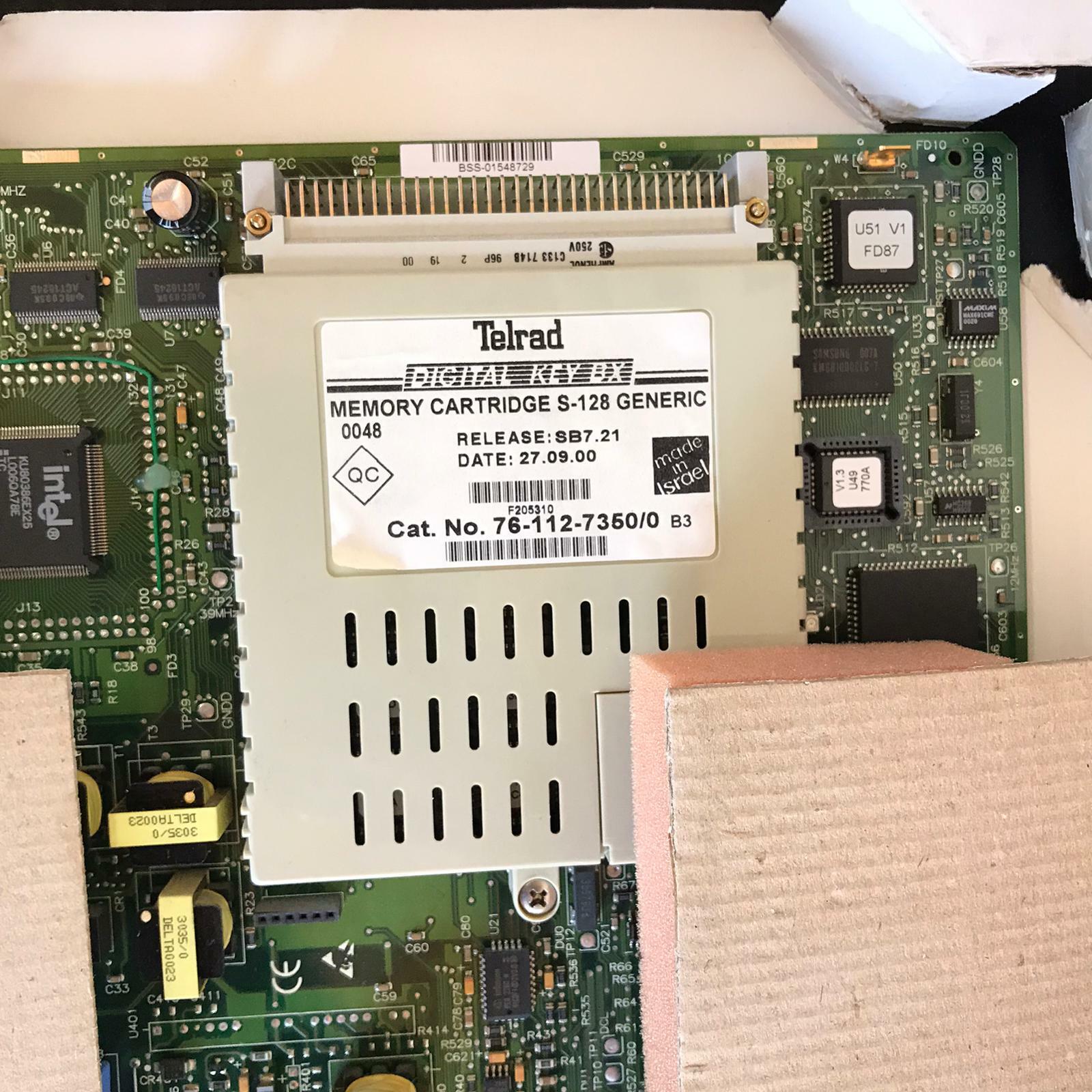 Telrad MPD386 76-210-1300 /5   Telrad 76-110-1340/0 p.s Memory cartridge S-128